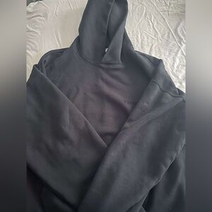 Black essentials hoodie medium